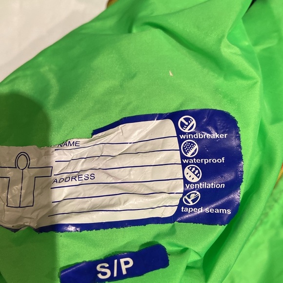 Vintage K-Way Zippered Packable Jacket Small - Picture 9 of 11